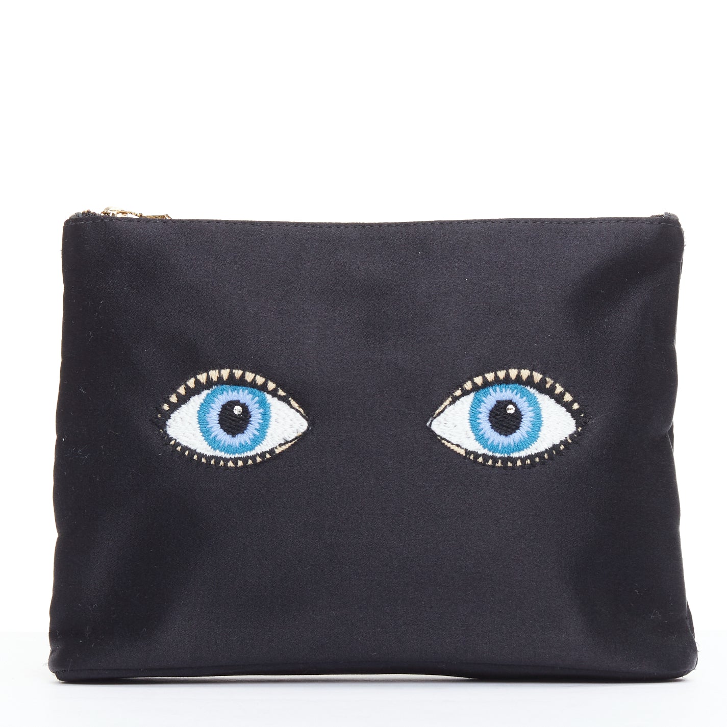 Charlotte Olympia Woven Zip Pouch