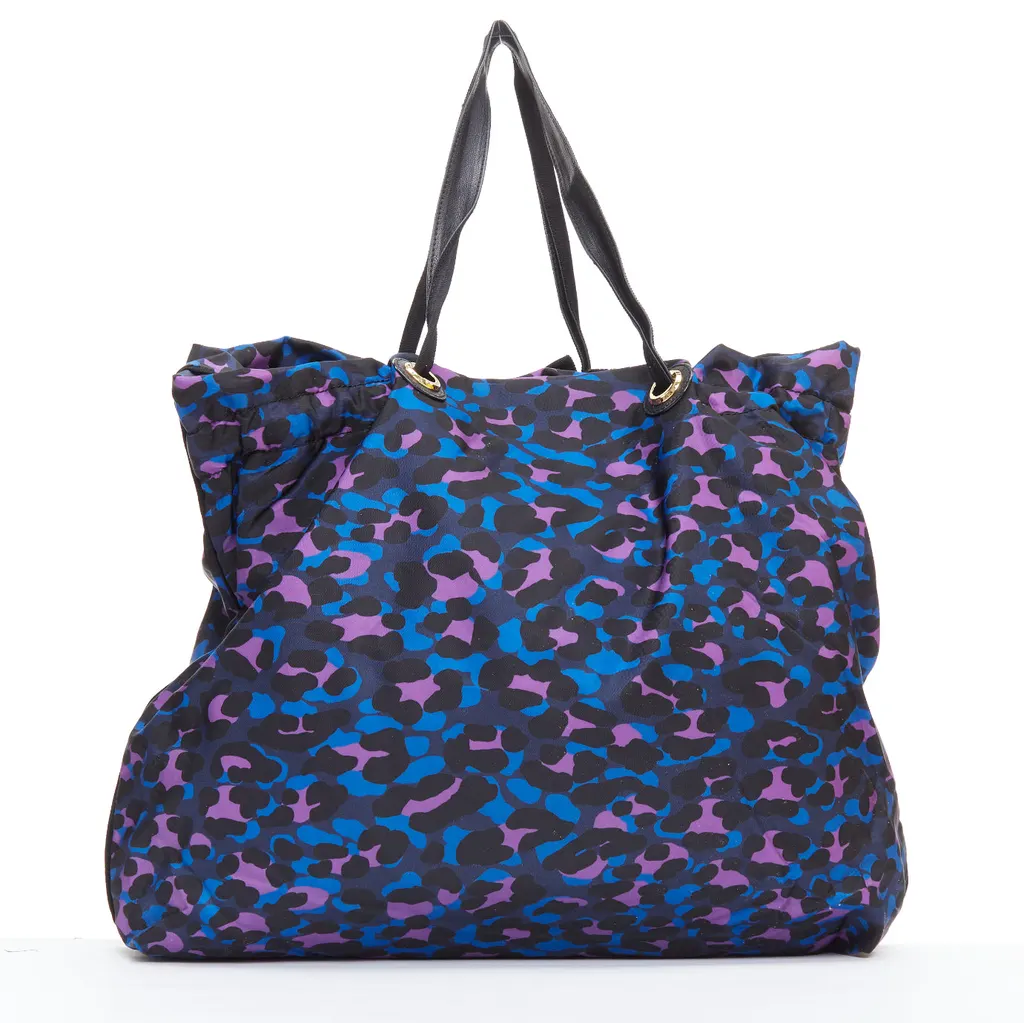 Lanvin Paper Logo Tote Bag Purple Very good - Box View