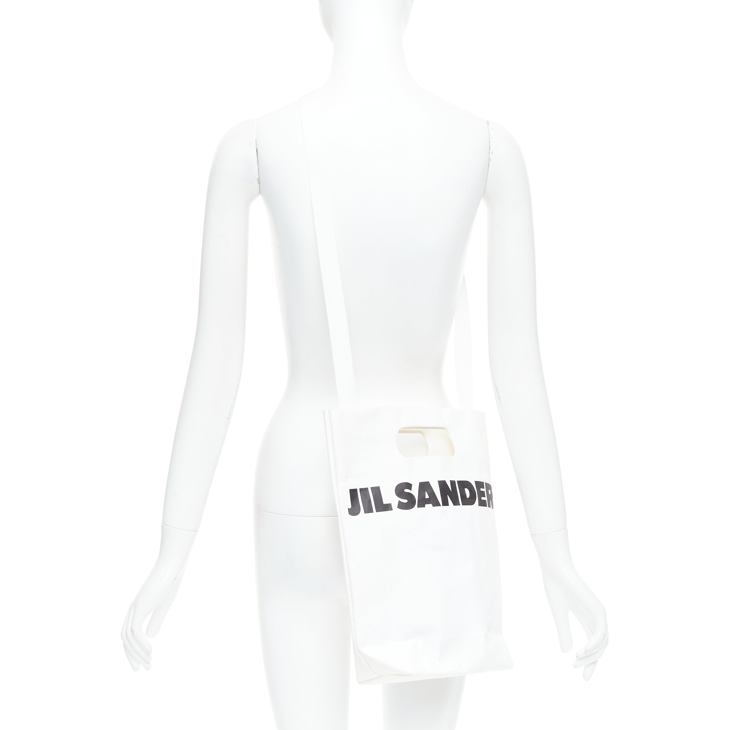 Jil Sander Check Sling Backpack - Back view