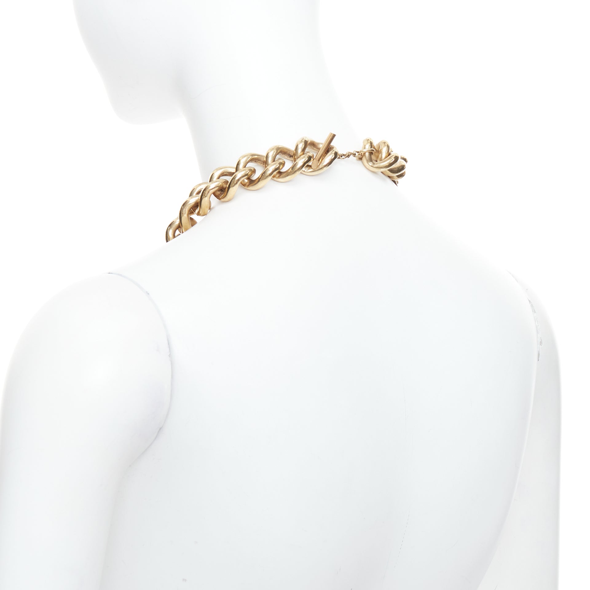 Lanvin Crystal Curb Necklace - Detail 1