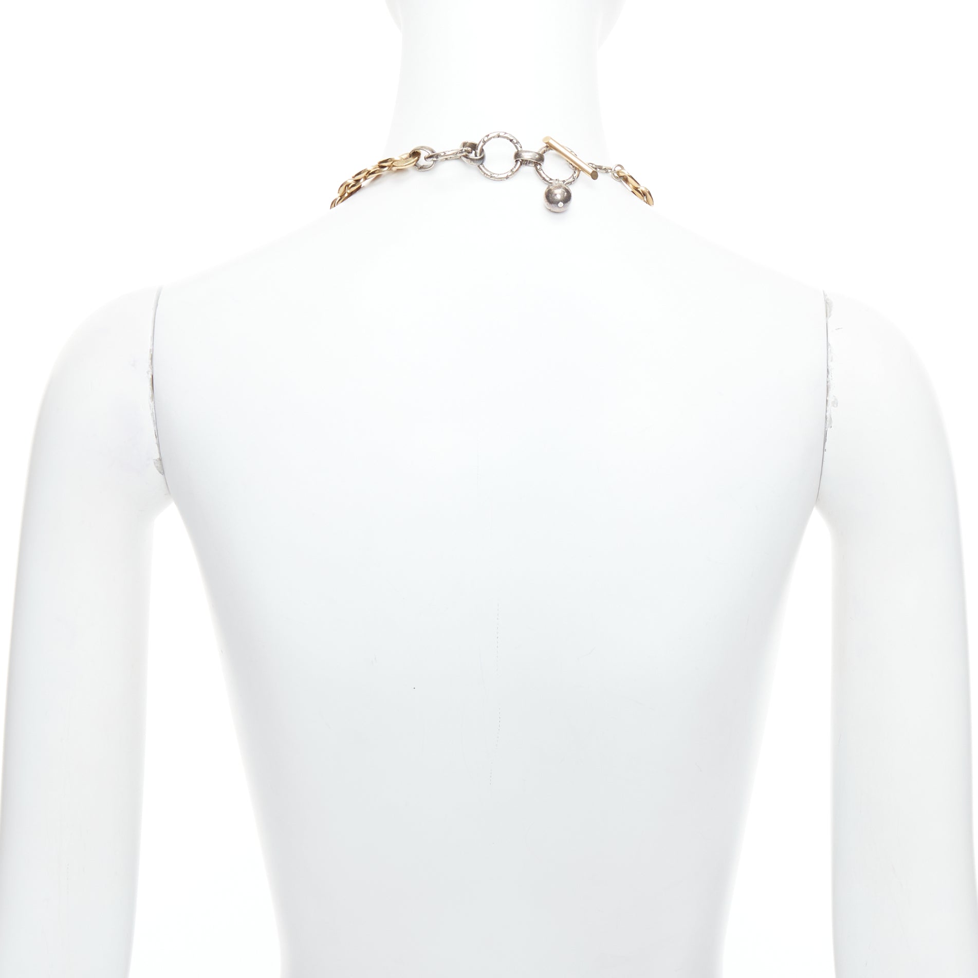 Lanvin Multi Chain Necklace - Side view