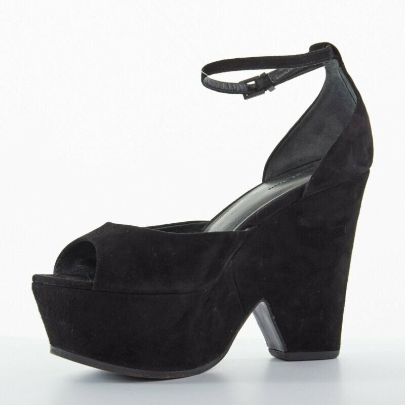 Celine Cutout Wedge Heels - 4