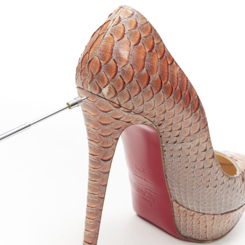 Christian Louboutin Scaled Platform Pumps - Image 12