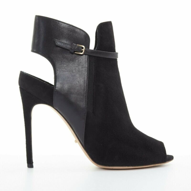 Sergio Rossi Strap Buckle Heel Booties