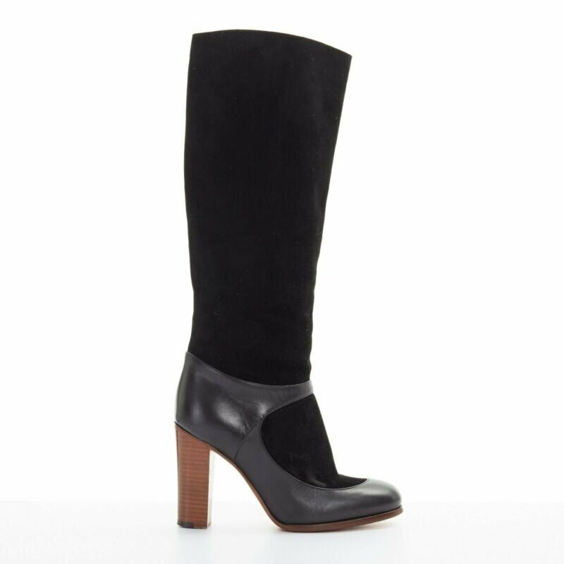Celine Chunky Platform Mule Boots