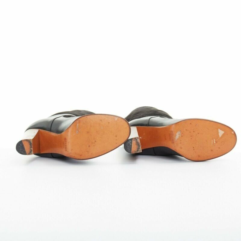 Celine Chunky Platform Mule Boots - Detail 1