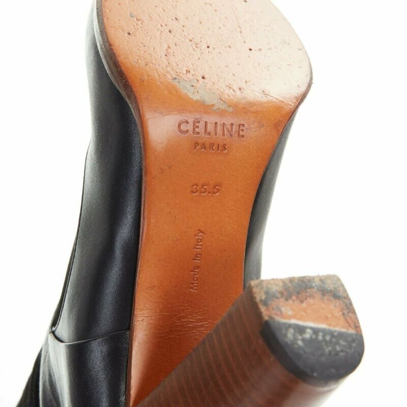 Celine Chunky Platform Mule Boots - Image 12