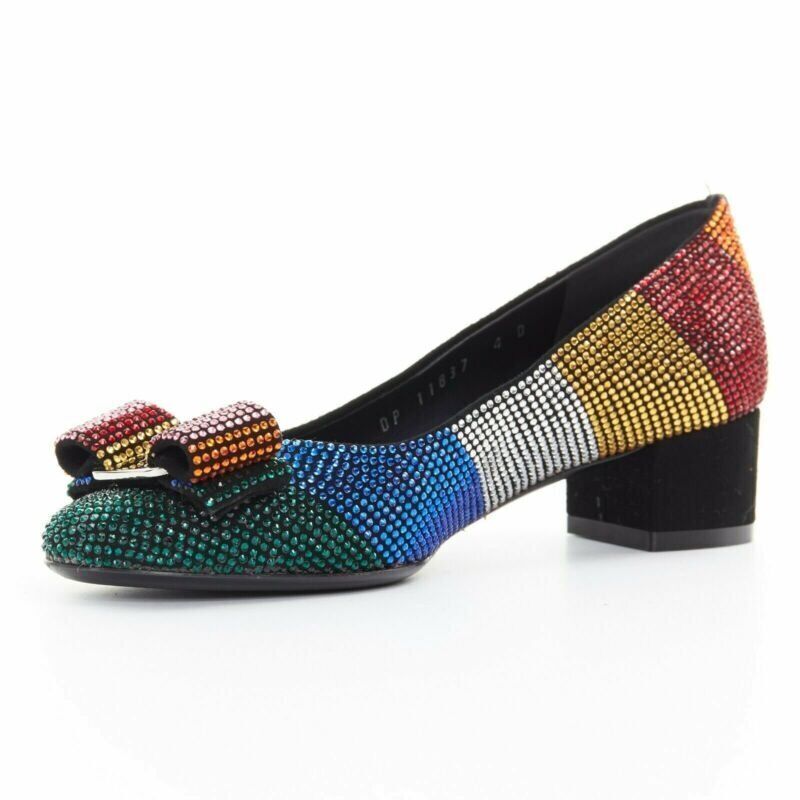 Salvatore Ferragamo Rainbow Bow Pumps - 4