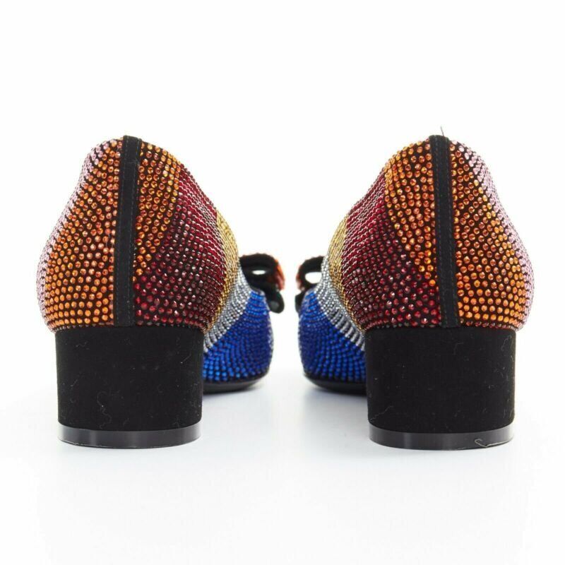 Salvatore Ferragamo Rainbow Bow Pumps - Side view