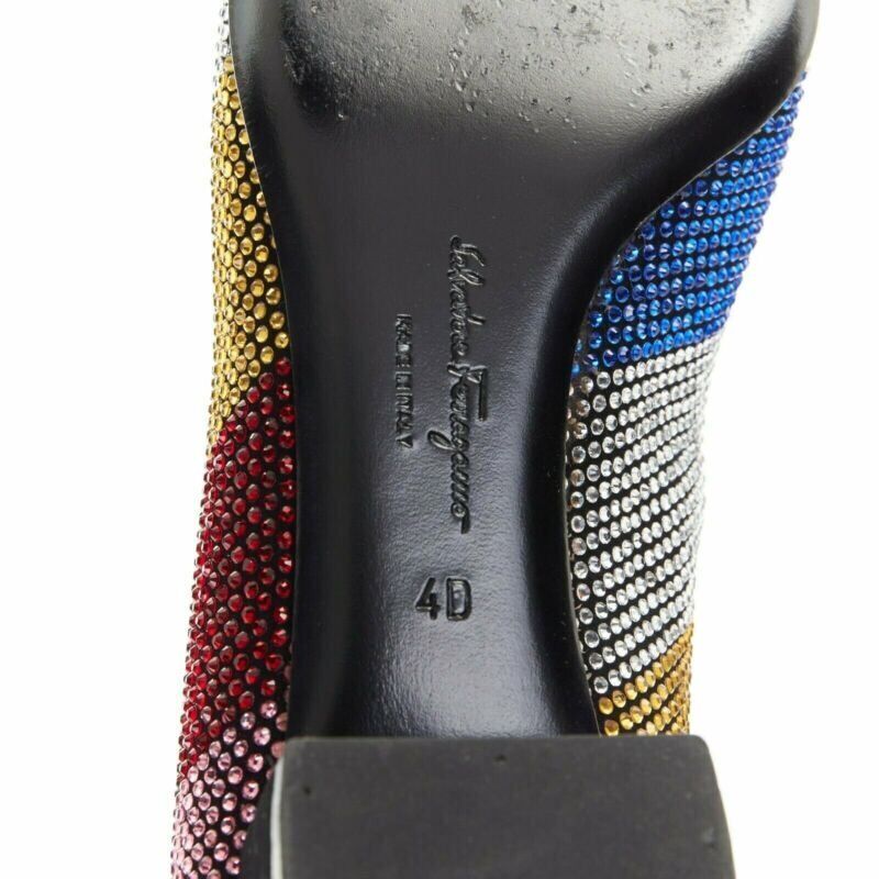 Salvatore Ferragamo Rainbow Bow Pumps - Image 13