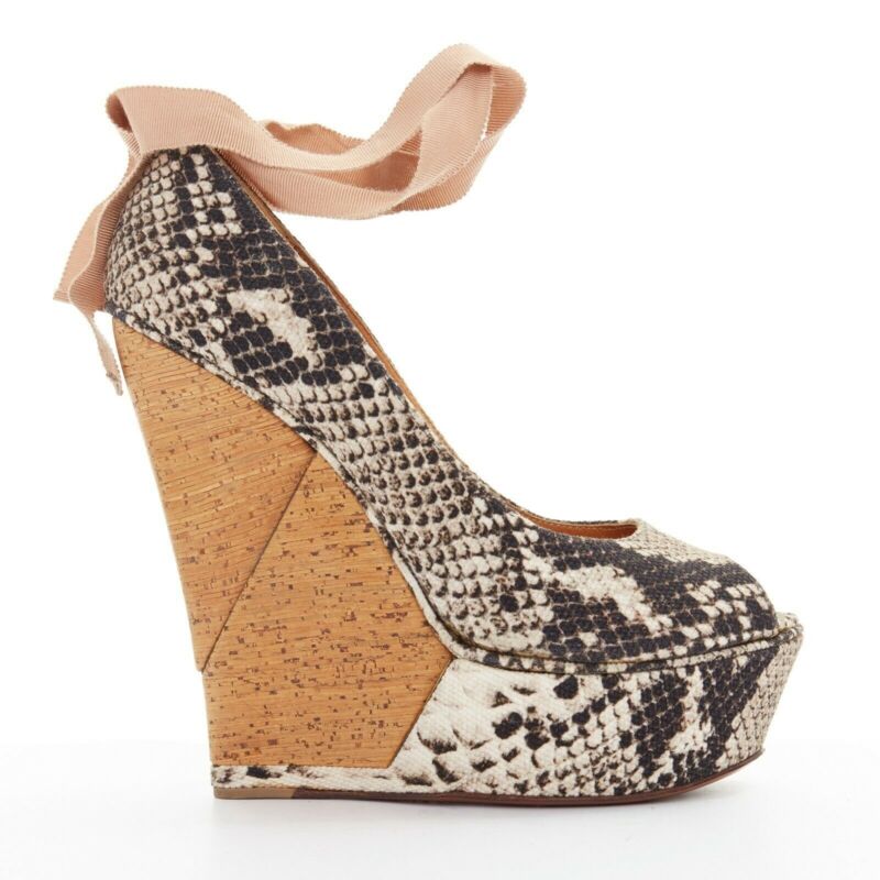 Lanvin Ribbon Strap Heels