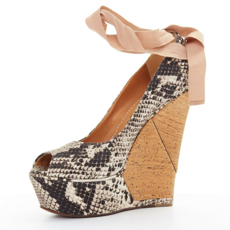 Lanvin Ribbon Strap Heels - 4