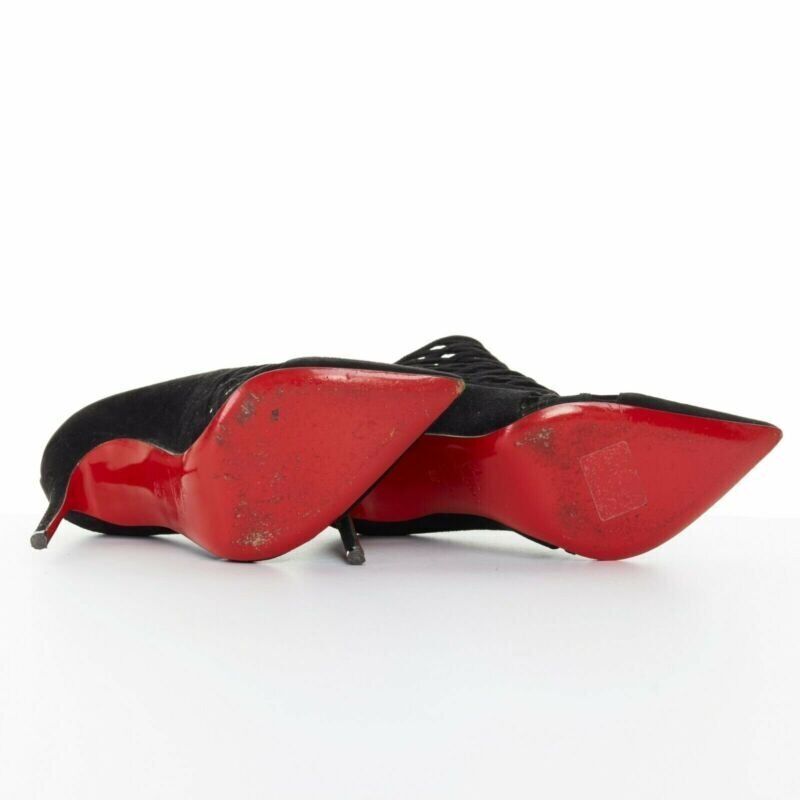 Christian Louboutin Mesh Cut Booties - Detail 1