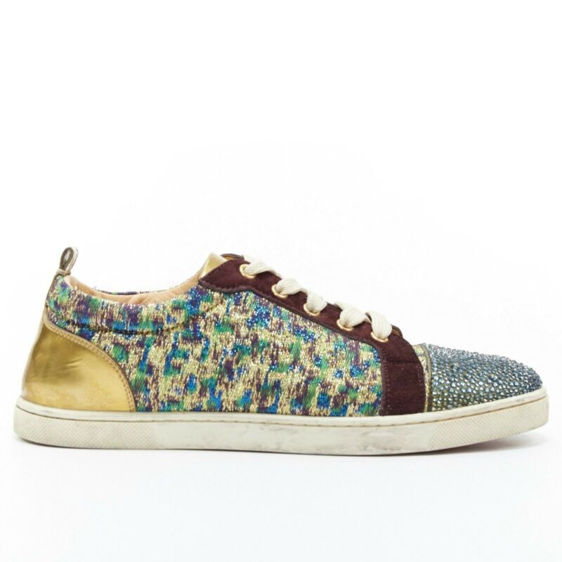 Christian Louboutin Crystal Toe Sneakers