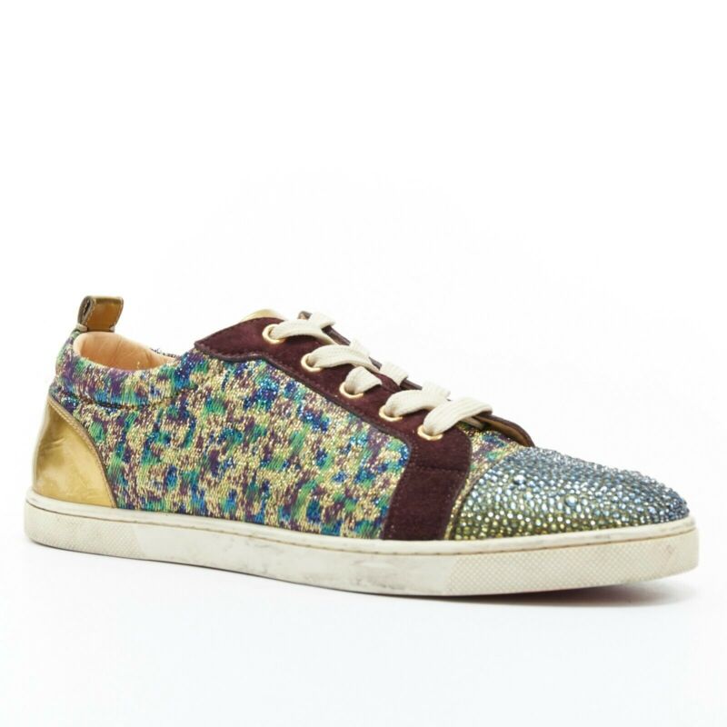 Christian Louboutin Crystal Toe Sneakers - Back view