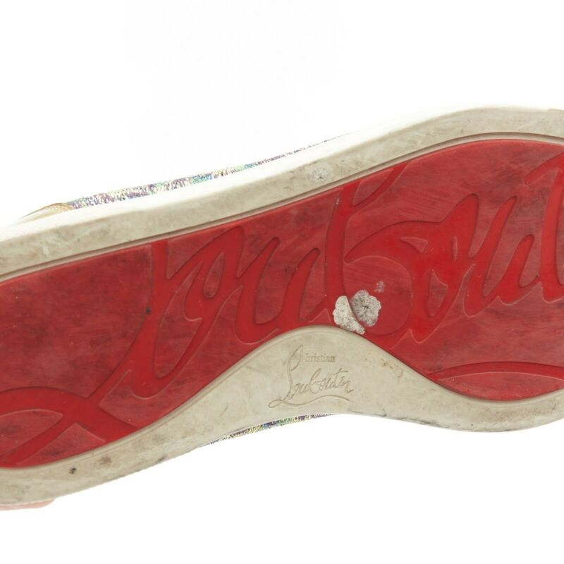 Christian Louboutin Crystal Toe Sneakers - Image 14