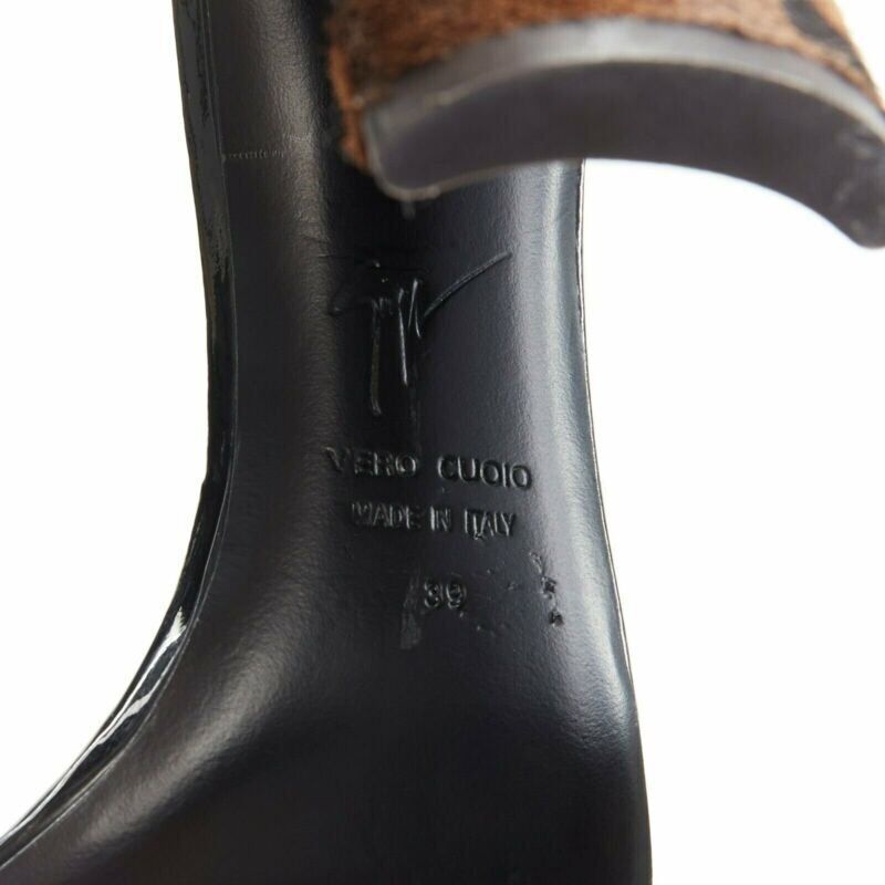 Giuseppe Zanotti Crystal Leopard Sandals - Image 14