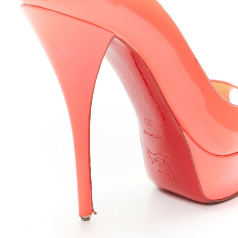 Christian Louboutin Hot Pink Platforms - Image 10