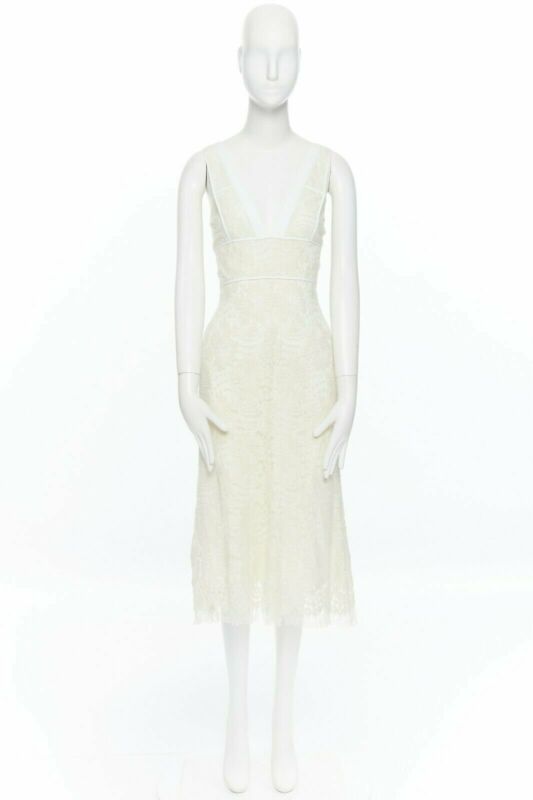 Victoria Beckham Lace fitted dress - Image 6