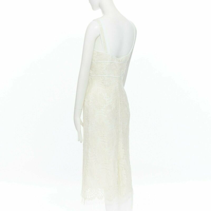 Victoria Beckham Lace fitted dress - Detail 1