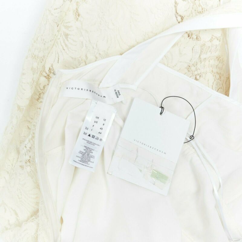 Victoria Beckham Lace fitted dress - Image 12