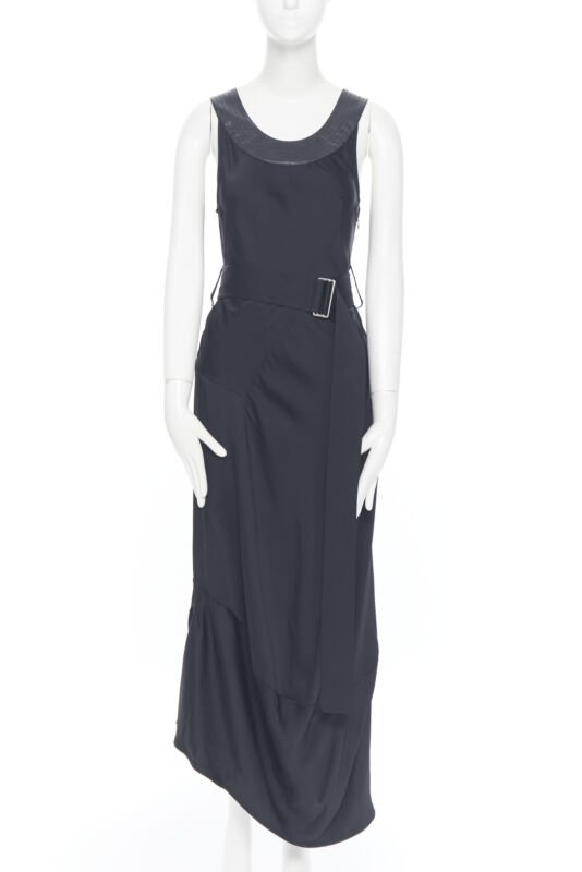 Victoria Beckham Satin Collar Dress - Image 6