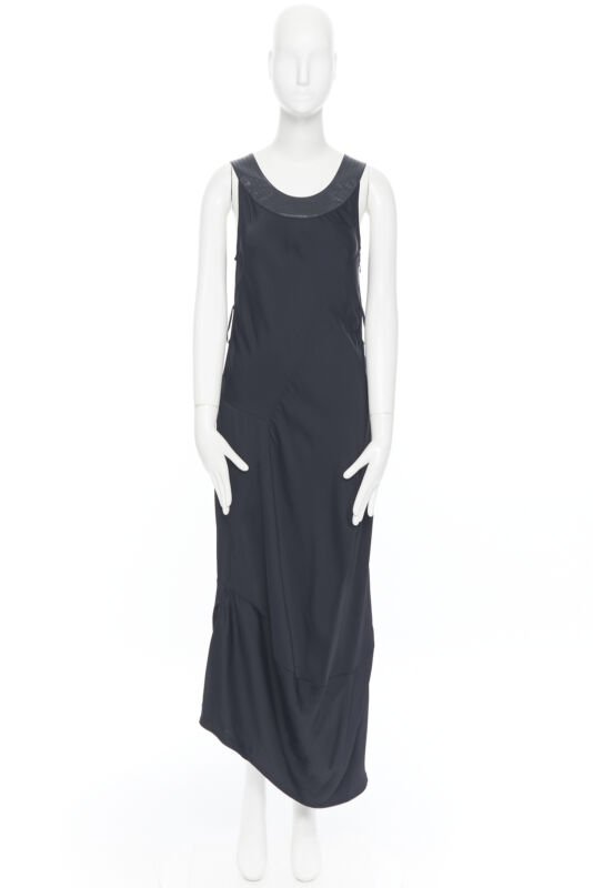 Victoria Beckham Satin Collar Dress - Image 6