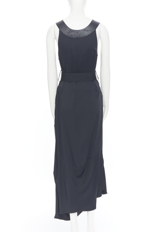 Victoria Beckham Satin Collar Dress - Side view