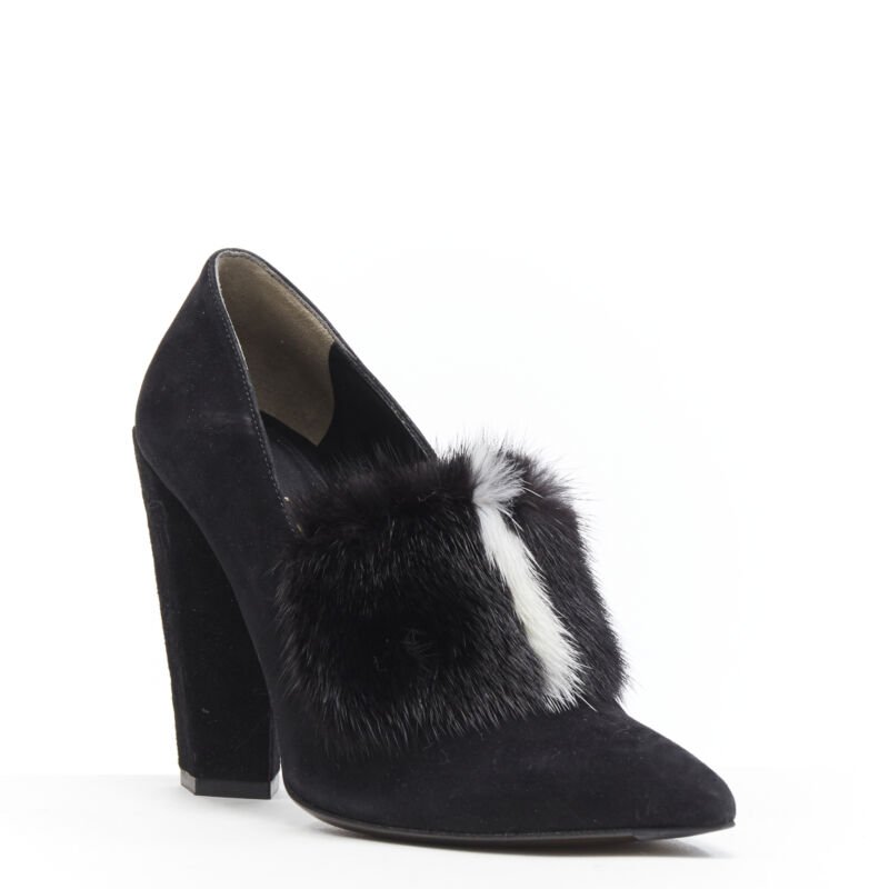 Fendi Mink Fur Pumps