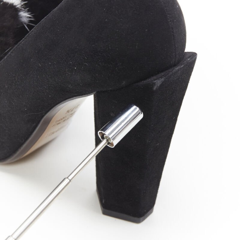 Fendi Mink Fur Pumps - Image 10