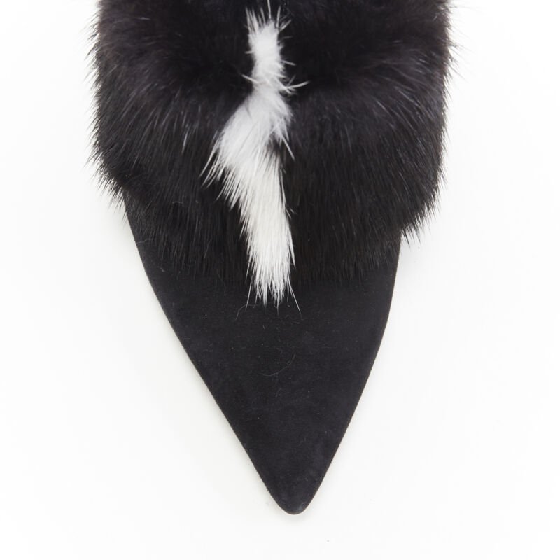 Fendi Mink Fur Pumps - Image 11