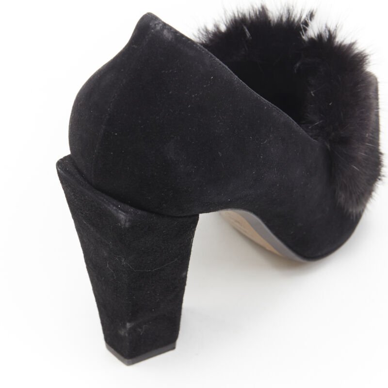 Fendi Mink Fur Pumps - Image 12
