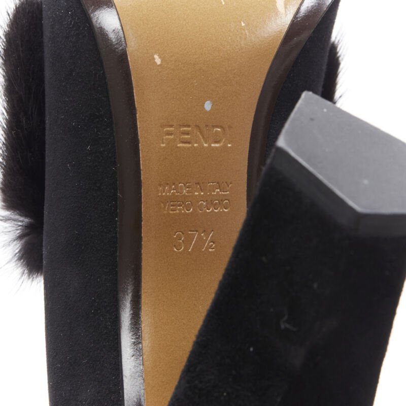 Fendi Mink Fur Pumps - Image 13