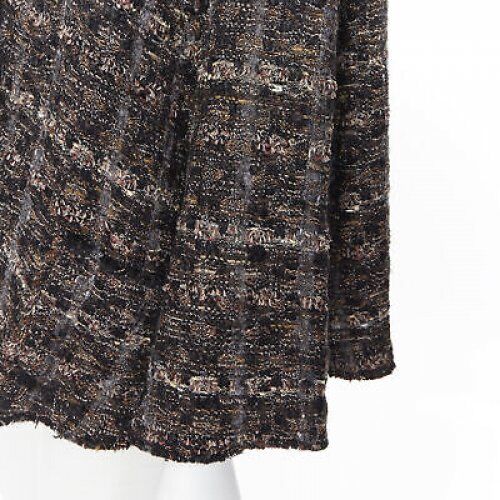 Dolce & Gabbana Tweed Shearling Poncho - Detail 2