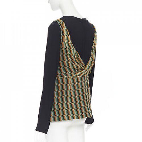 Dries Van Noten Geometric Layered Top - Detail 1