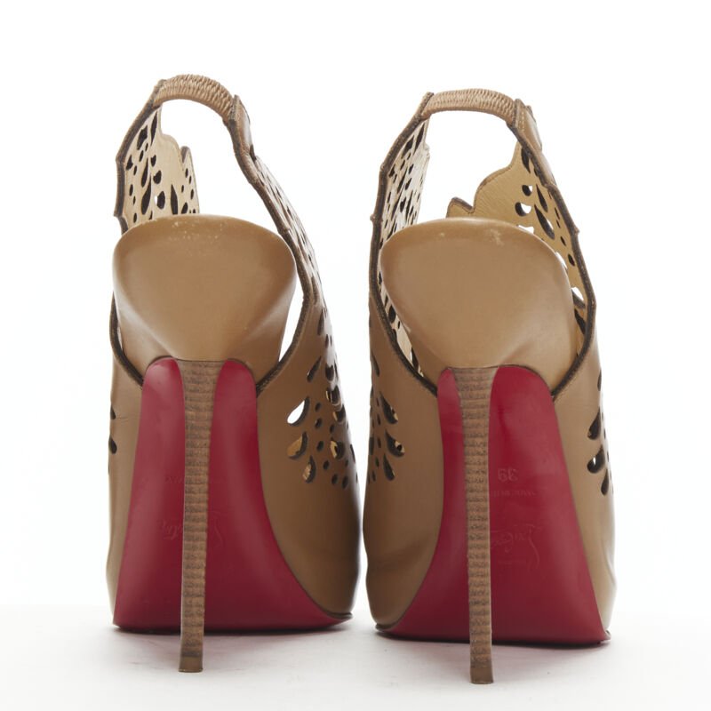 Christian Louboutin Laser Cut Booties - Side view