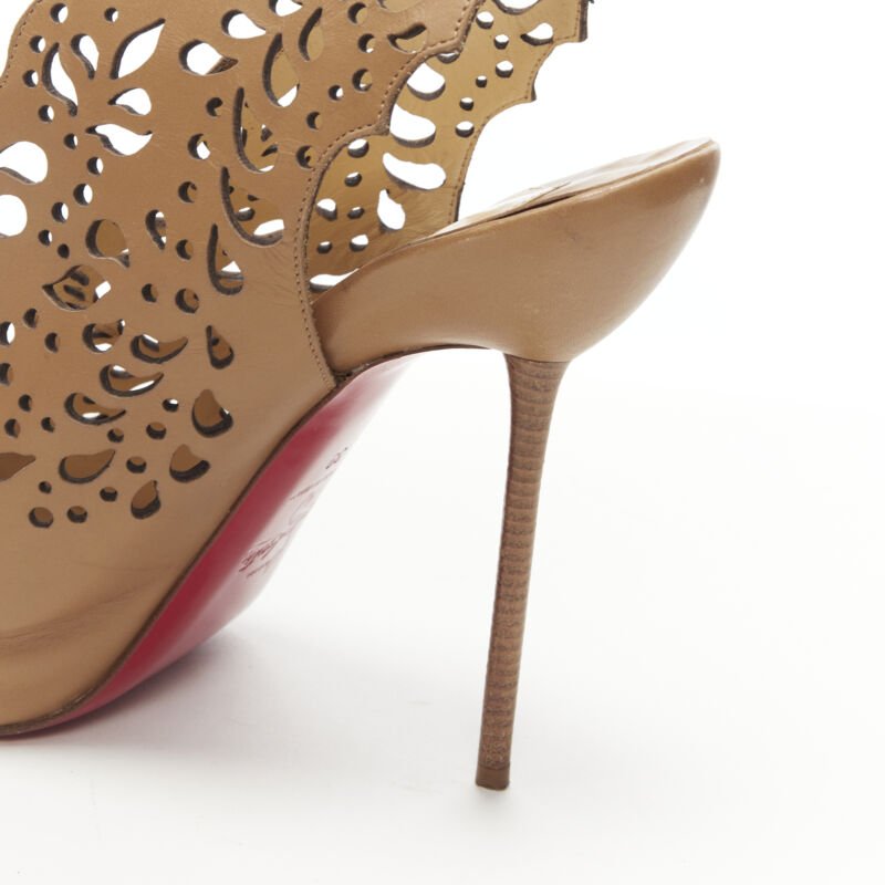 Christian Louboutin Laser Cut Booties - Image 12