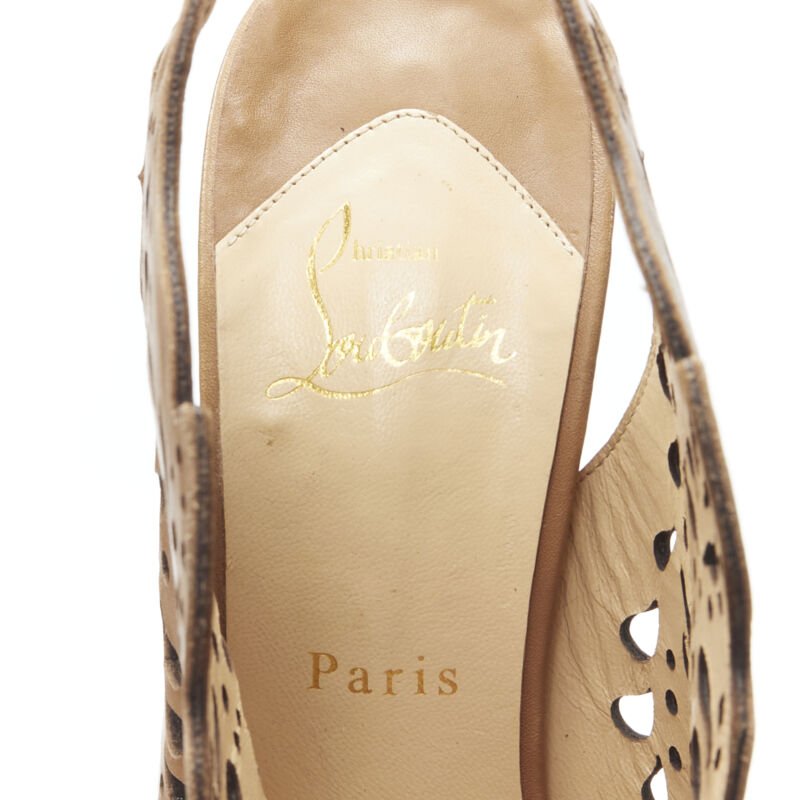 Christian Louboutin Laser Cut Booties - Image 13