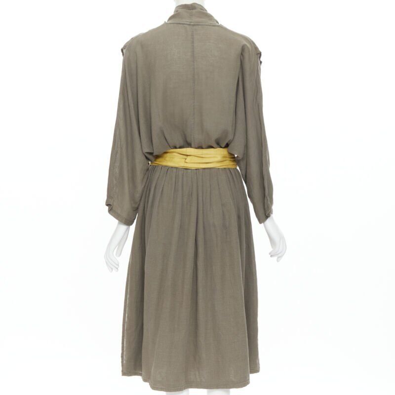 Issey Miyake Obi Belt Dress - Side view