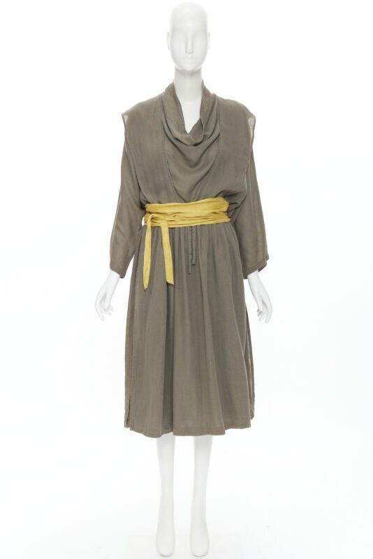 Issey Miyake Obi Belt Dress - Image 14