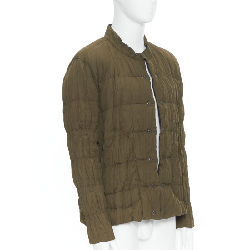 Issey Miyake Green Pleated Jacket