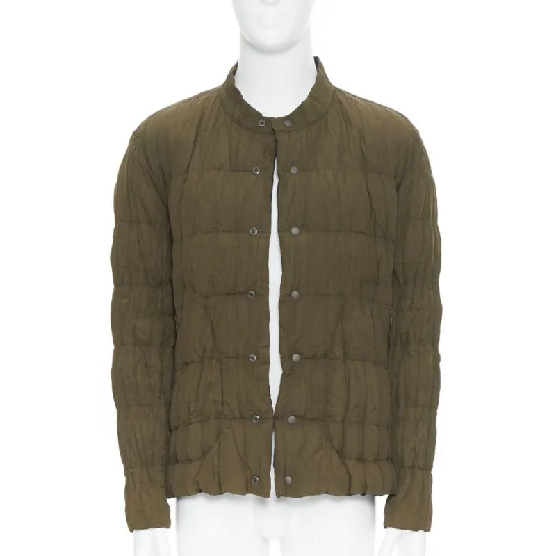 Issey Miyake Green Pleated Jacket Green Polyester Never worn - Inside View