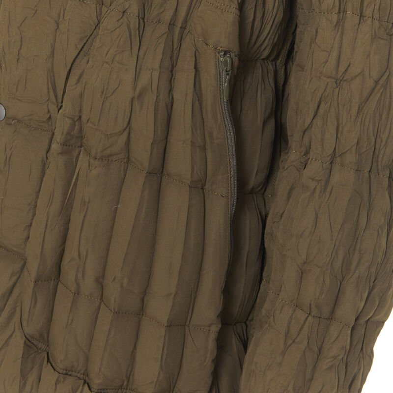 Issey Miyake Green Pleated Jacket - Image 11