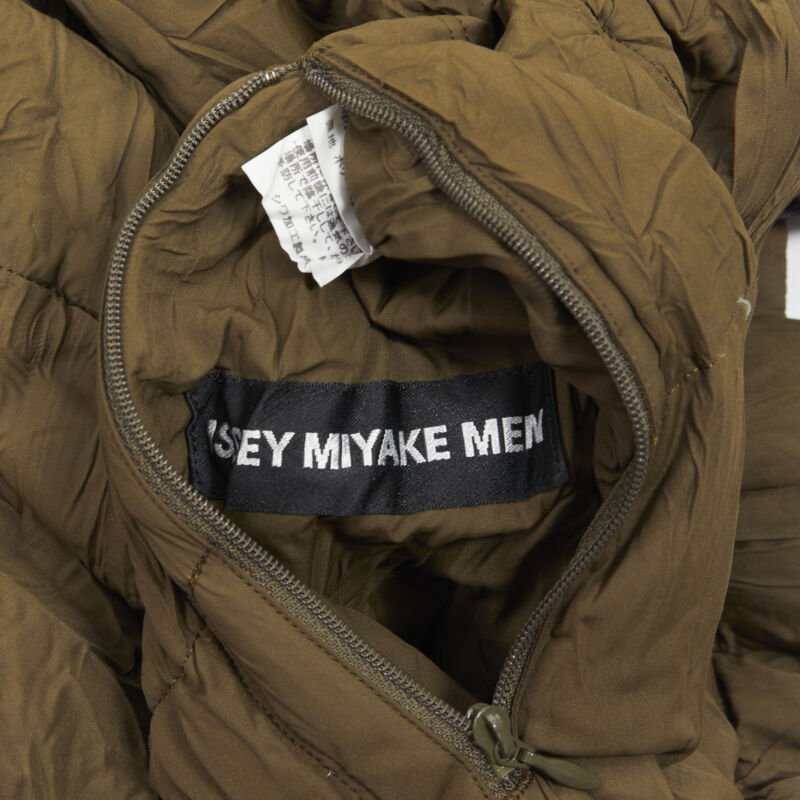 Issey Miyake Green Pleated Jacket - Image 12