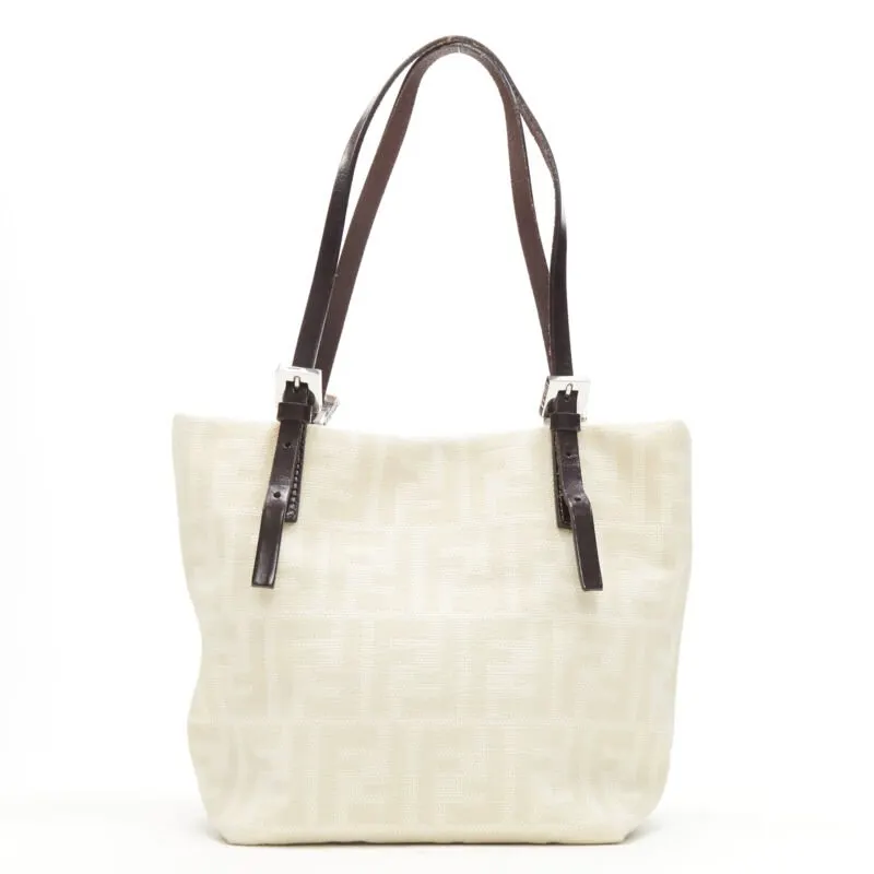 Fendi Latch Saddle Bag Beige Good - Box View