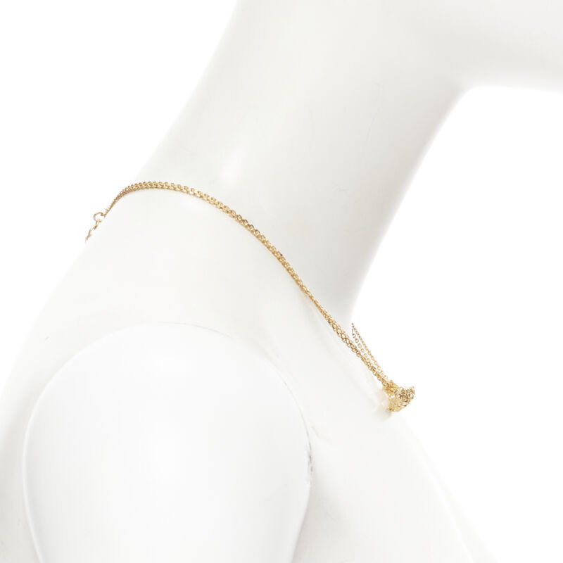 Versace Safety Pin Necklace - 4