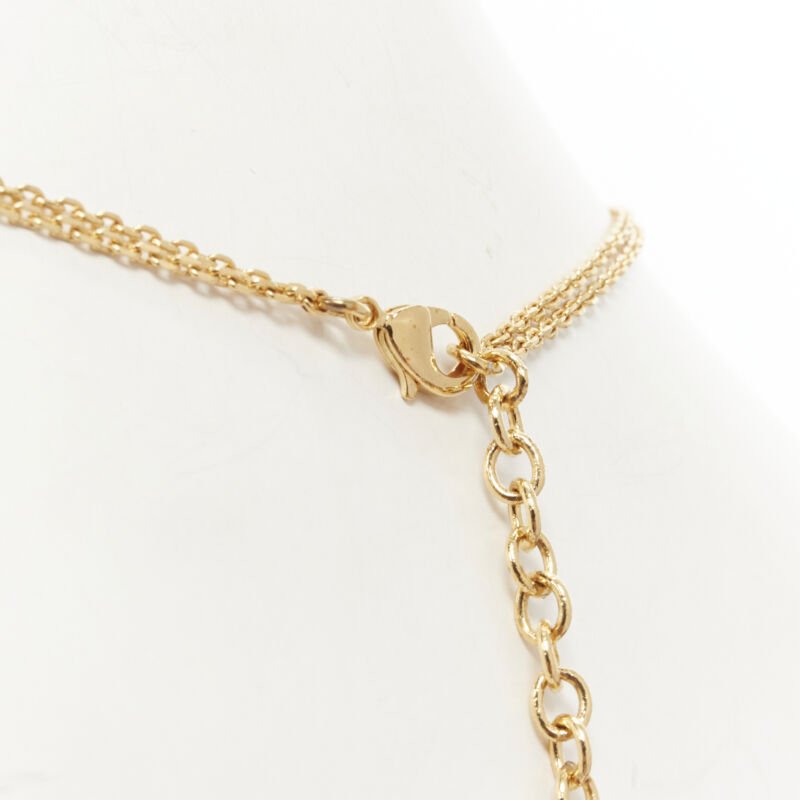 Versace Safety Pin Necklace - Image 10