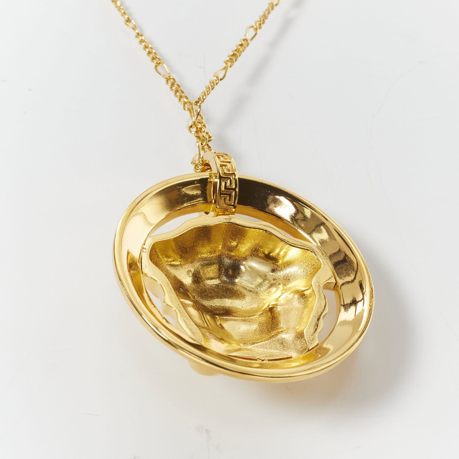 Versace Medusa Coin Necklace - Image 10