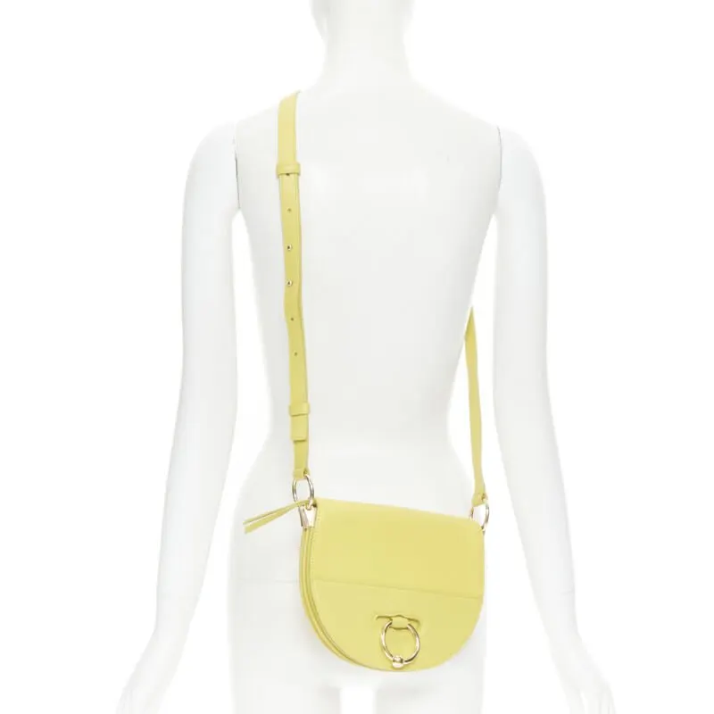 JW ANDERSON Latch Bag yellow Yellow Leather Very good - Back View