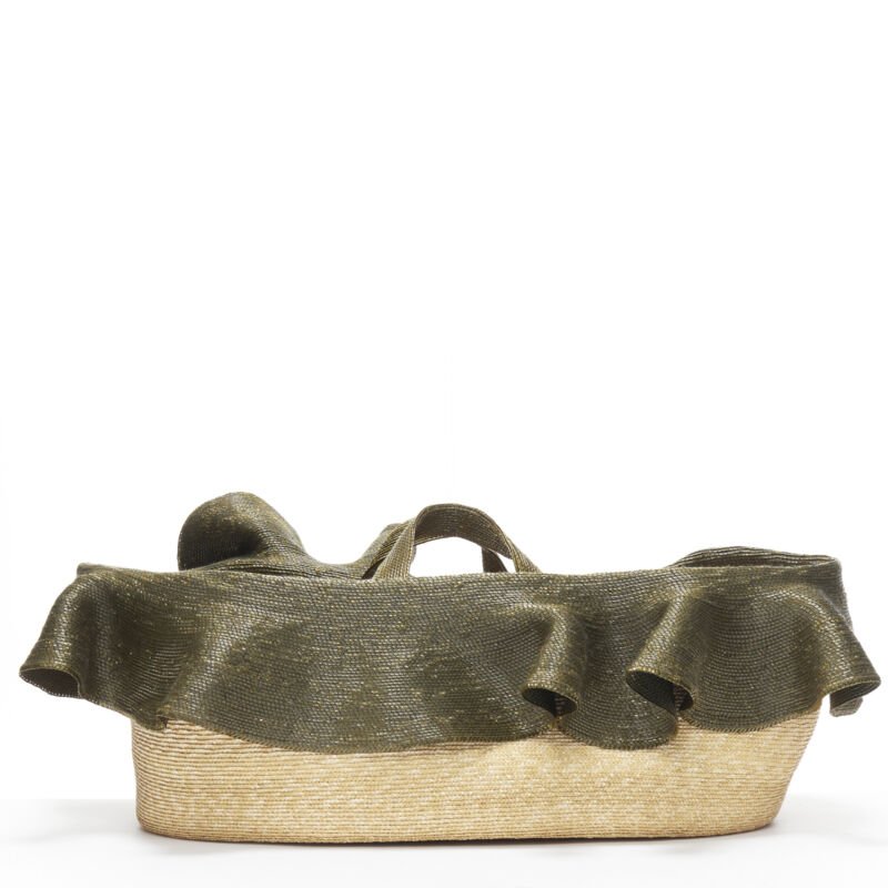Rosie Assoulin Jug Raffia Basket